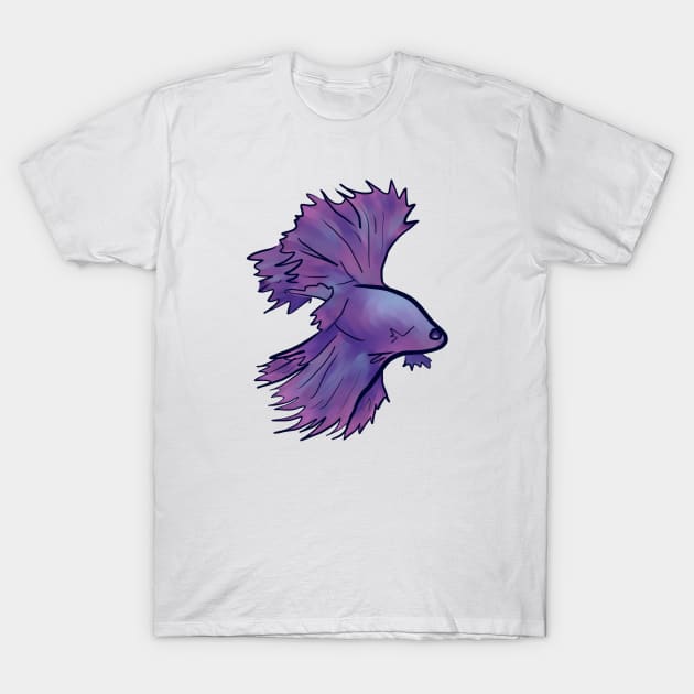 Betta Fish T-Shirt by alxandromeda